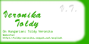 veronika toldy business card